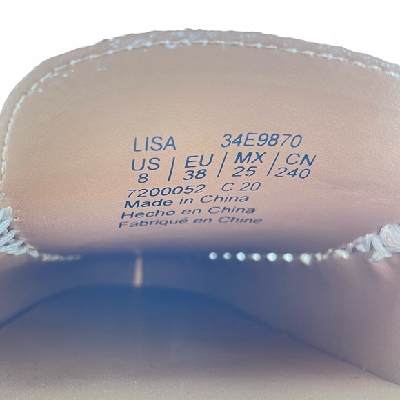 New Calvin Klein Women's Lisa Flat Loafers White Logo size 8US - Picture 8 of 9